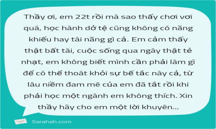 Chào em 22 tuổi