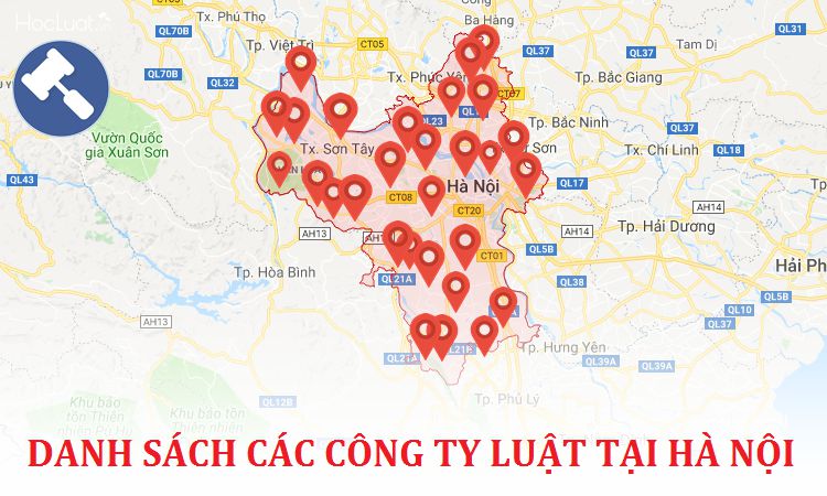 Danh sách các công ty luật uy tín tại Hà Nội