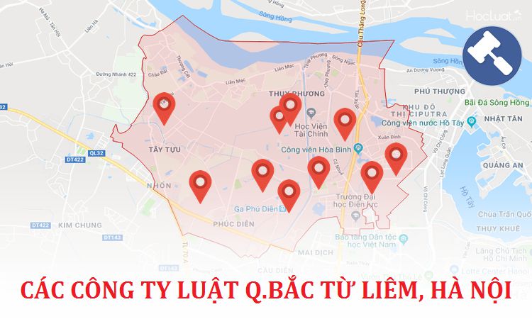 Các công ty luật tại quận Bắc Từ Liêm, TP. Hà Nội