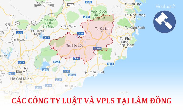 Các công ty luật, văn phòng luật sư tại Lâm Đồng