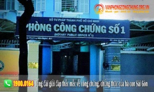 Danh sách các phòng công chứng, văn phòng công chứng tại TP.Hồ Chí Minh
