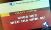 Giáo trình Khoa học điều tra hình sự - Đại học Luật Hà Nội