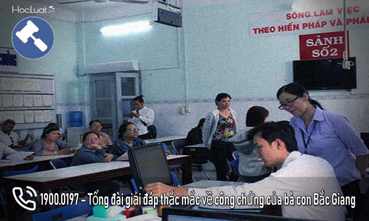 Danh sách các văn phòng công chứng tại Bắc Giang