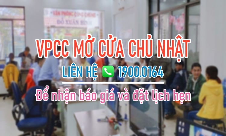 Văn phòng công chứng mở cửa chủ nhật