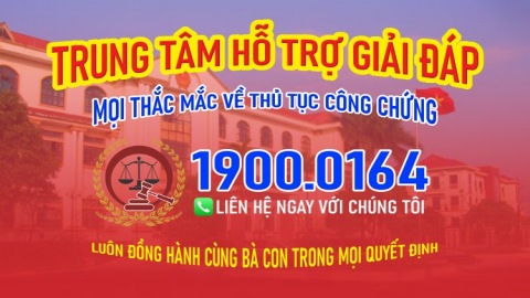 Số điện thoại của Văn phòng công chứng Trực Ninh